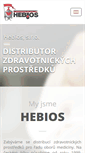 Mobile Screenshot of hebios.cz